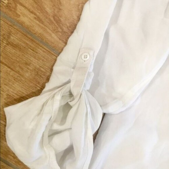 EUC Andree by Unit Beautiful Cream Embroidered Tunic Small - Picture 3 of 5